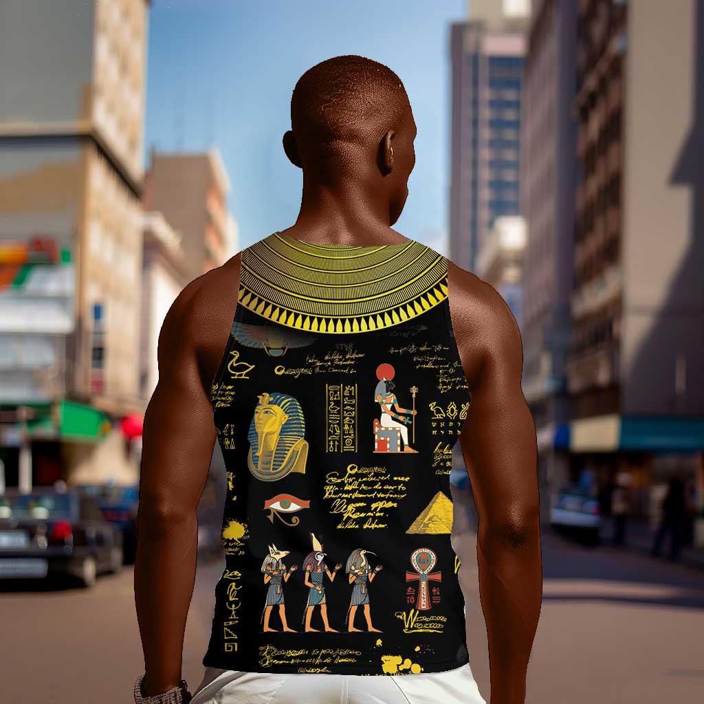 Ancient Egypt and Hieroglyphs Men Tank Top