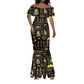 Ancient Egypt and Hieroglyphs Mermaid Dress