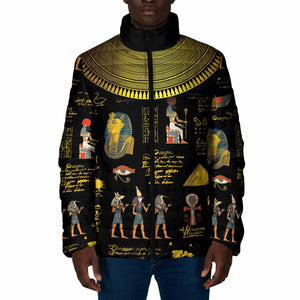 Ancient Egypt and Hieroglyphs Padded Jacket