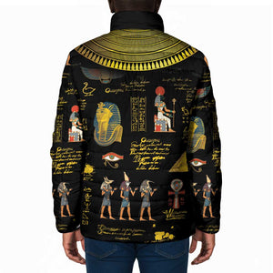 Ancient Egypt and Hieroglyphs Padded Jacket