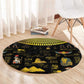Ancient Egypt and Hieroglyphs Round Carpet