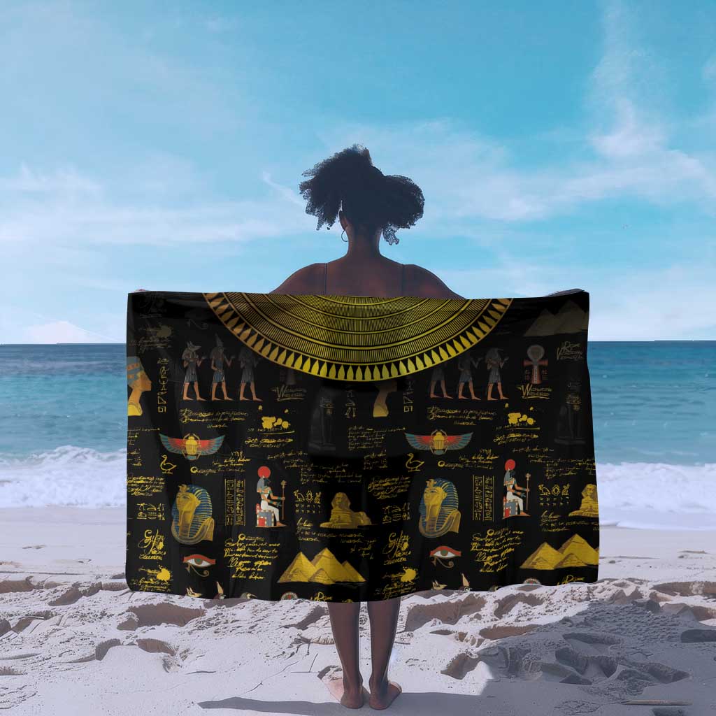 Ancient Egypt and Hieroglyphs Sarong
