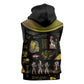 Ancient Egypt and Hieroglyphs Sleeveless Zip Hoodie - African Pride