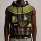 Ancient Egypt and Hieroglyphs Sleeveless Zip Hoodie - African Pride