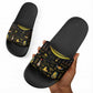 Ancient Egypt and Hieroglyphs Slide Sandals