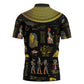 Ancient Egypt and Hieroglyphs Zipper Polo Shirt