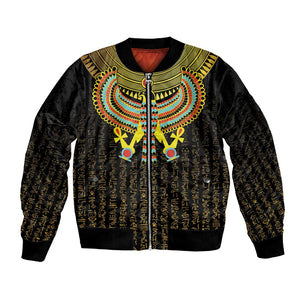 Ancient Egyptian Bomber Jacket Symbol of Horus The Falcon God