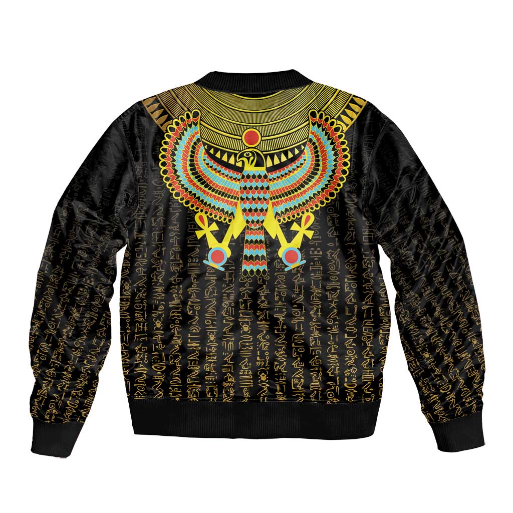 Ancient Egyptian Bomber Jacket Symbol of Horus The Falcon God