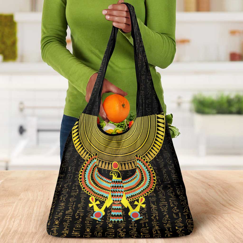 Ancient Egyptian Grocery Bag Symbol of Horus The Falcon God