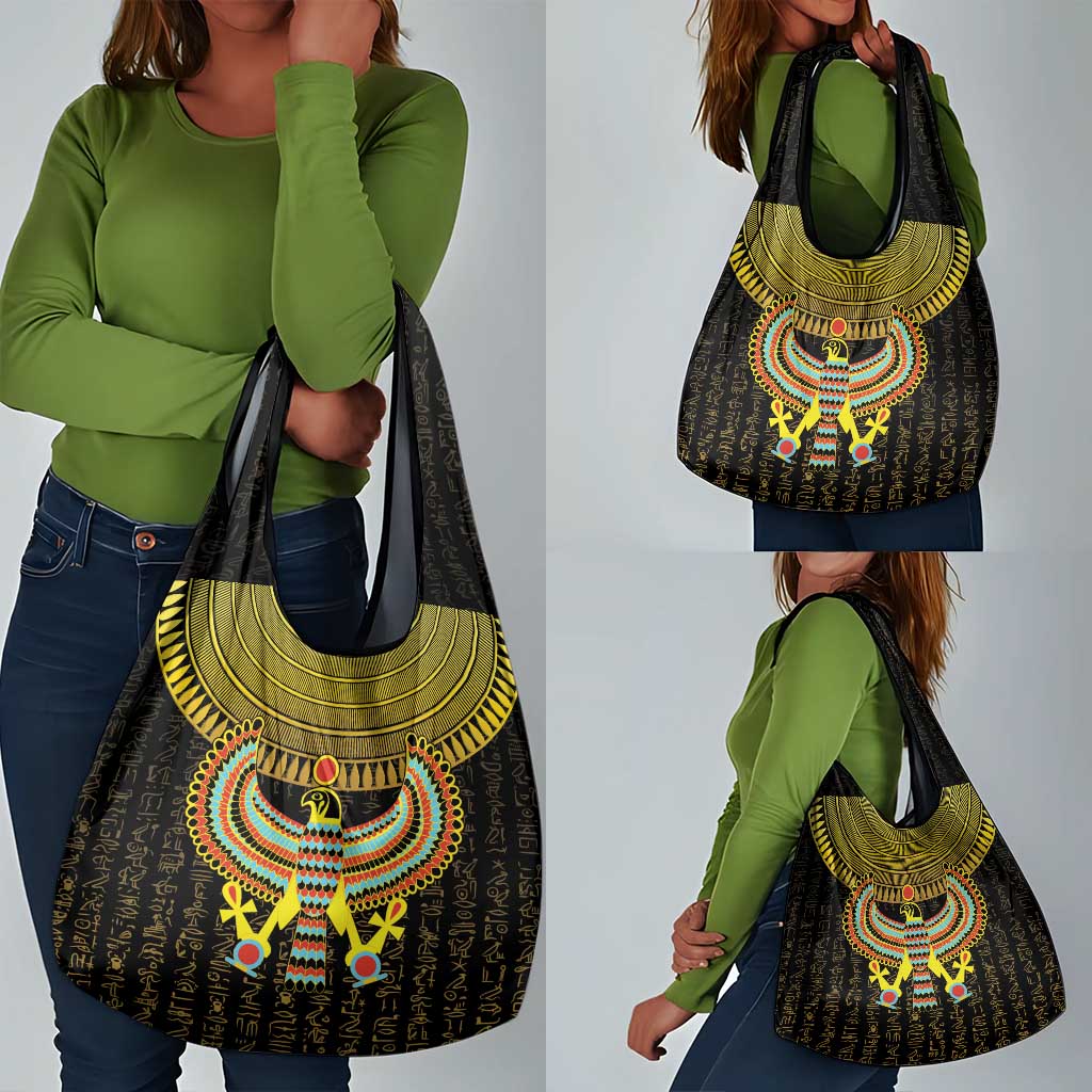 Ancient Egyptian Grocery Bag Symbol of Horus The Falcon God