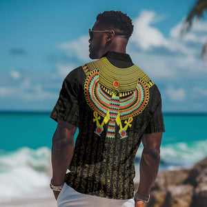 Ancient Egyptian Hawaiian Shirt Symbol of Horus The Falcon God