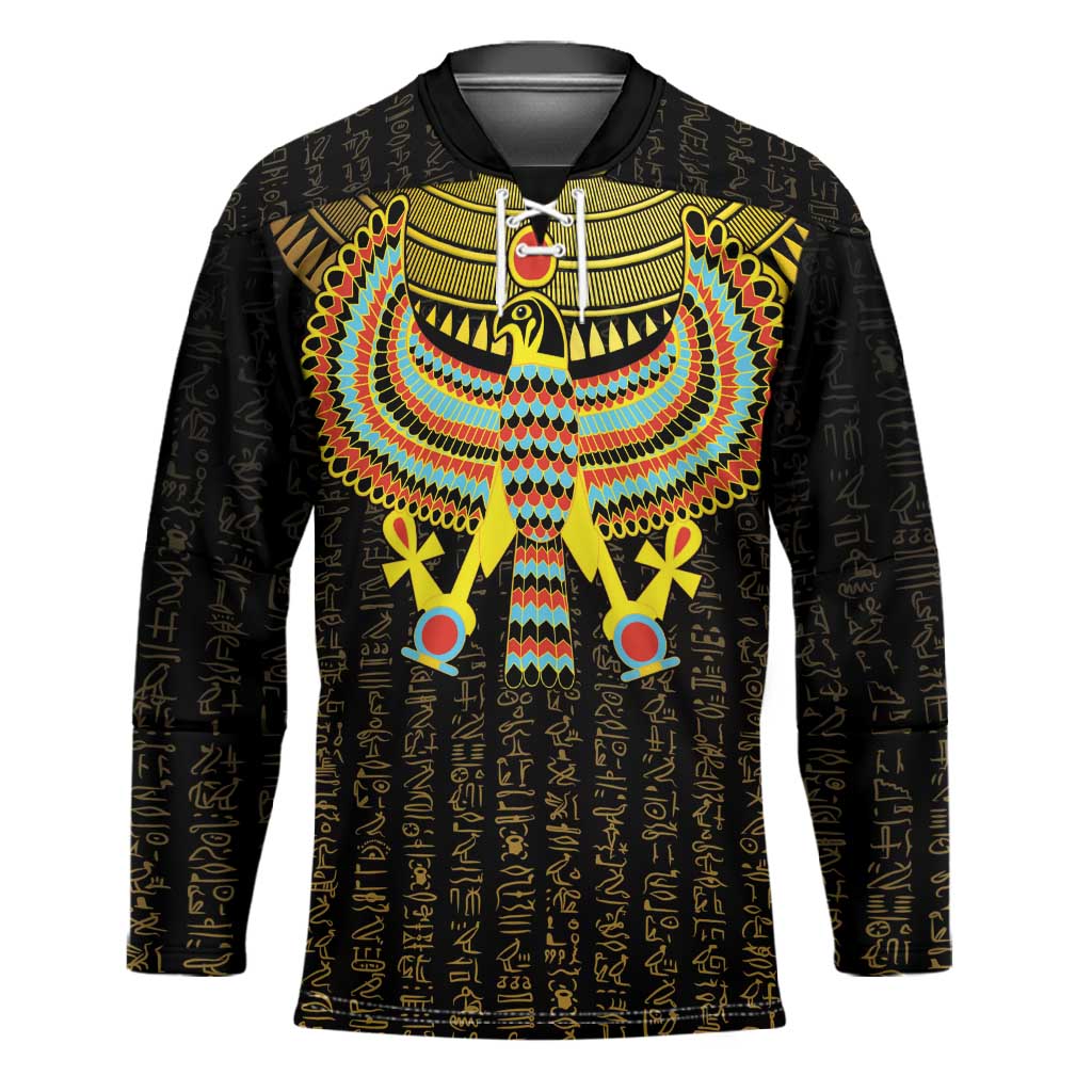 Ancient Egyptian Hockey Jersey Symbol of Horus The Falcon God