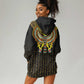 Ancient Egyptian Hoodie Dress Symbol of Horus The Falcon God