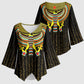Ancient Egyptian Kimono Sleeve Blouse Symbol of Horus The Falcon God