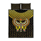 Ancient Egyptian Quilt Bed Set Symbol of Horus The Falcon God