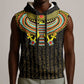 Ancient Egyptian Sleeveless Hoodie Symbol of Horus The Falcon God - African Pride