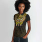 Ancient Egyptian Women Polo Shirt Symbol of Horus The Falcon God