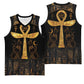Ankh with Eye of Horus Basketball Jersey Ancient Egypt Culture - African Pride