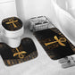 Ankh with Eye of Horus Bathroom Set Ancient Egypt Culture