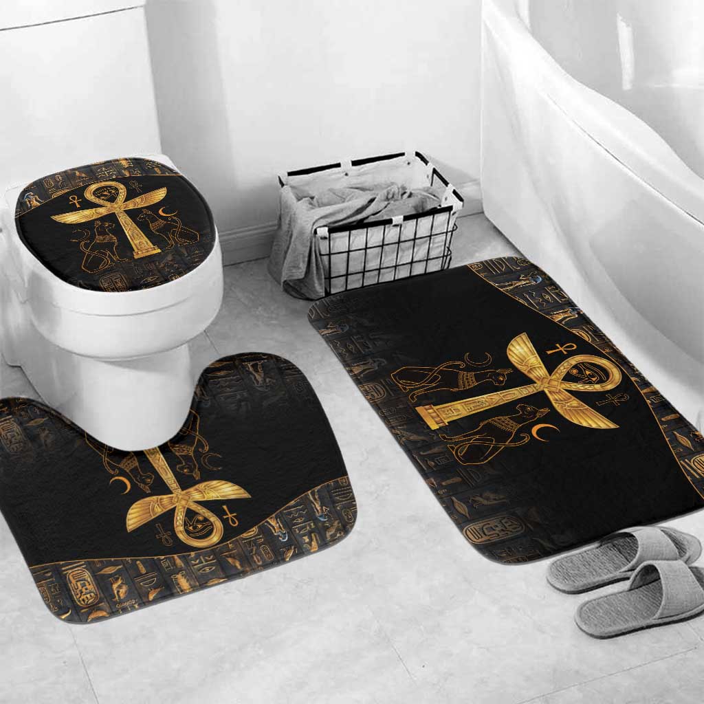 Ankh with Eye of Horus Bathroom Set Ancient Egypt Culture