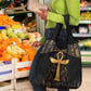 Ankh with Eye of Horus Grocery Bag Ancient Egypt Culture