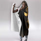 Ankh with Eye of Horus Hooded Blanket Ancient Egypt Culture