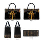 Ankh with Eye of Horus Leather Bag Ancient Egypt Culture