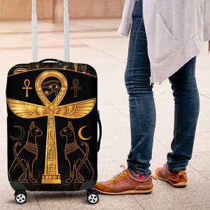 Ankh with Eye of Horus Luggage Cover Ancient Egypt Culture