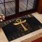 Ankh with Eye of Horus Rubber Doormat Ancient Egypt Culture
