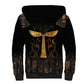 Ankh with Eye of Horus Sherpa Hoodie Ancient Egypt Culture
