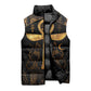 Ankh with Eye of Horus Sleeveless Puffer Jacket Ancient Egypt Culture