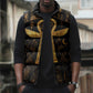 Ankh with Eye of Horus Sleeveless Puffer Jacket Ancient Egypt Culture