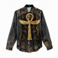 Ankh with Eye of Horus Women Casual Shirt Ancient Egypt Culture LT9