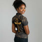 Ankh with Eye of Horus Women Polo Shirt Ancient Egypt Culture