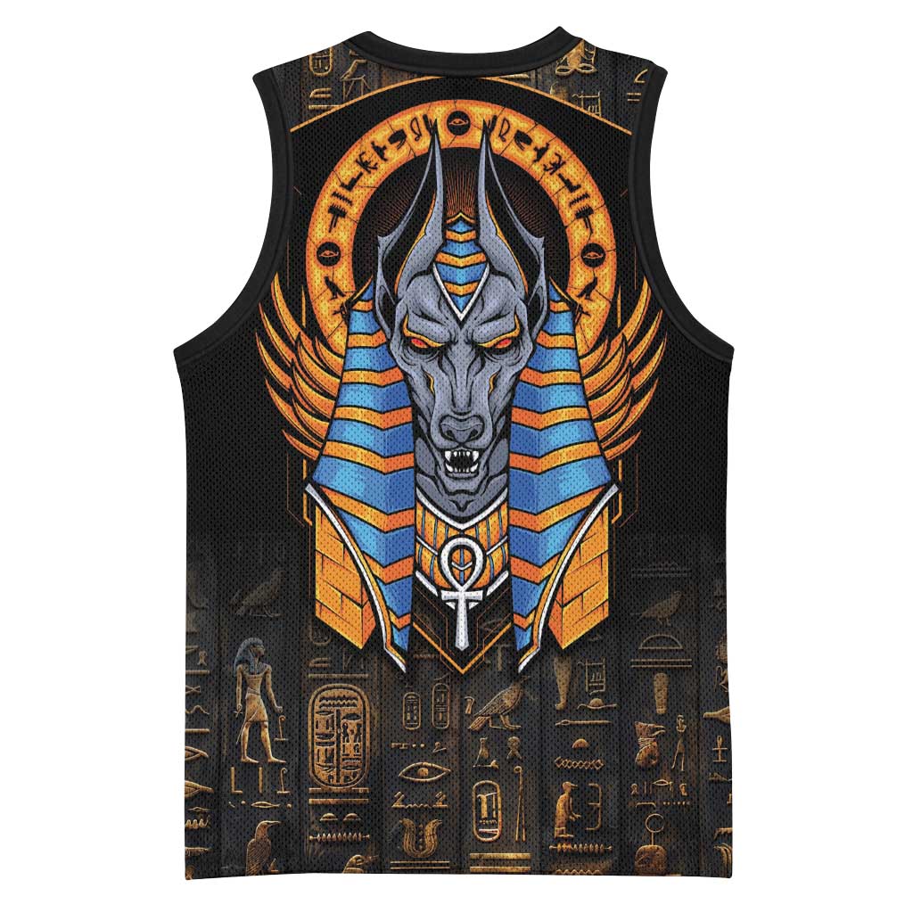 Egyptian Anubis Basketball Jersey Ancient Egypt Culture LT9