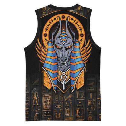Egyptian Anubis Basketball Jersey Ancient Egypt Culture LT9