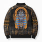 Egyptian Anubis Bomber Puffer Jacket Ancient Egypt Culture