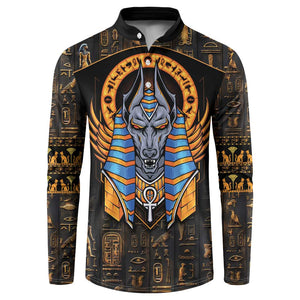 Egyptian Anubis Button Sweatshirt Ancient Egypt Culture