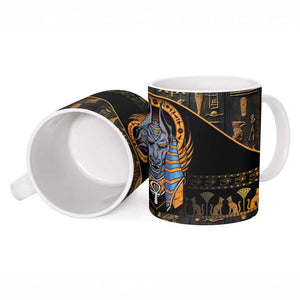Egyptian Anubis Ceramic Mug Ancient Egypt Culture