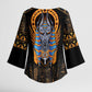 Egyptian Anubis Kimono Sleeve Blouse Ancient Egypt Culture