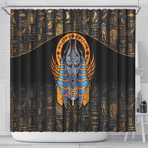 Egyptian Anubis Shower Curtain Ancient Egypt Culture
