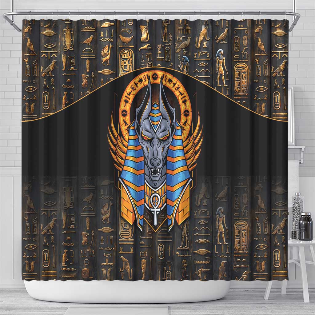 Egyptian Anubis Shower Curtain Ancient Egypt Culture
