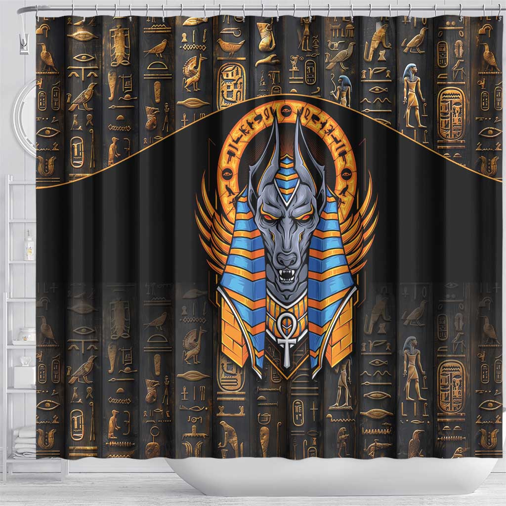 Egyptian Anubis Shower Curtain Ancient Egypt Culture