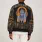 Egyptian Anubis Sleeve Zip Bomber Jacket Ancient Egypt Culture
