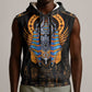 Egyptian Anubis Sleeveless Hoodie Ancient Egypt Culture - African Pride