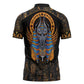 Egyptian Anubis Zipper Polo Shirt Ancient Egypt Culture