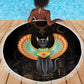 Winged Egypt Cats Beach Blanket Ancient Egypt Culture