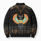 Winged Egypt Cats Bomber Puffer Jacket Ancient Egypt Culture