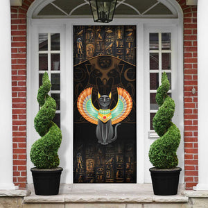 Winged Egypt Cats Door Cover Ancient Egypt Culture