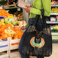 Winged Egypt Cats Grocery Bag Ancient Egypt Culture
